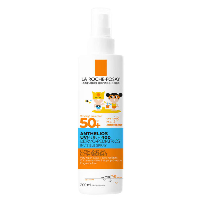 La Roche Posay Anthelios UVMune 400 Dermo-Pédiatrics Spray Invisible SPF50+ - 200 Ml