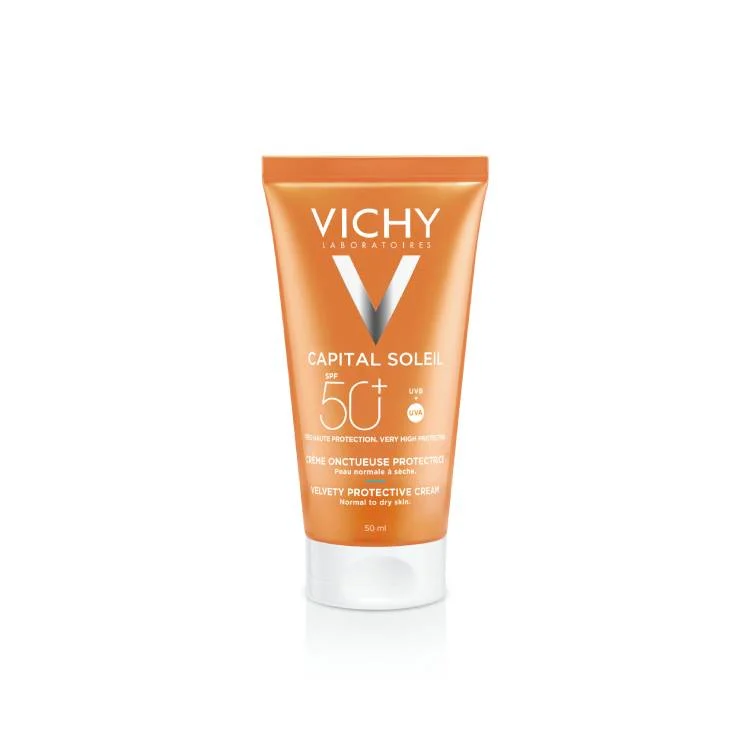 ichy Capital Soleil Crème Onctueuse SPF50+ Peau Sensible Normale à Sèche | 50ml